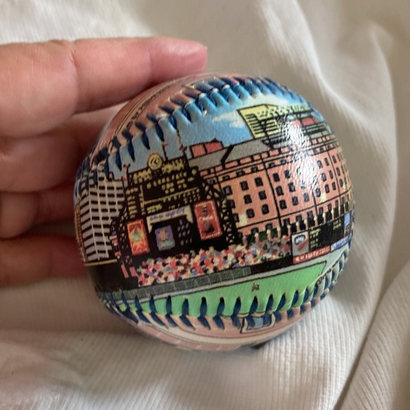 2004 Camden Yards souvenir decorated baseball with scenes of ballpark - Picture 2 of 7